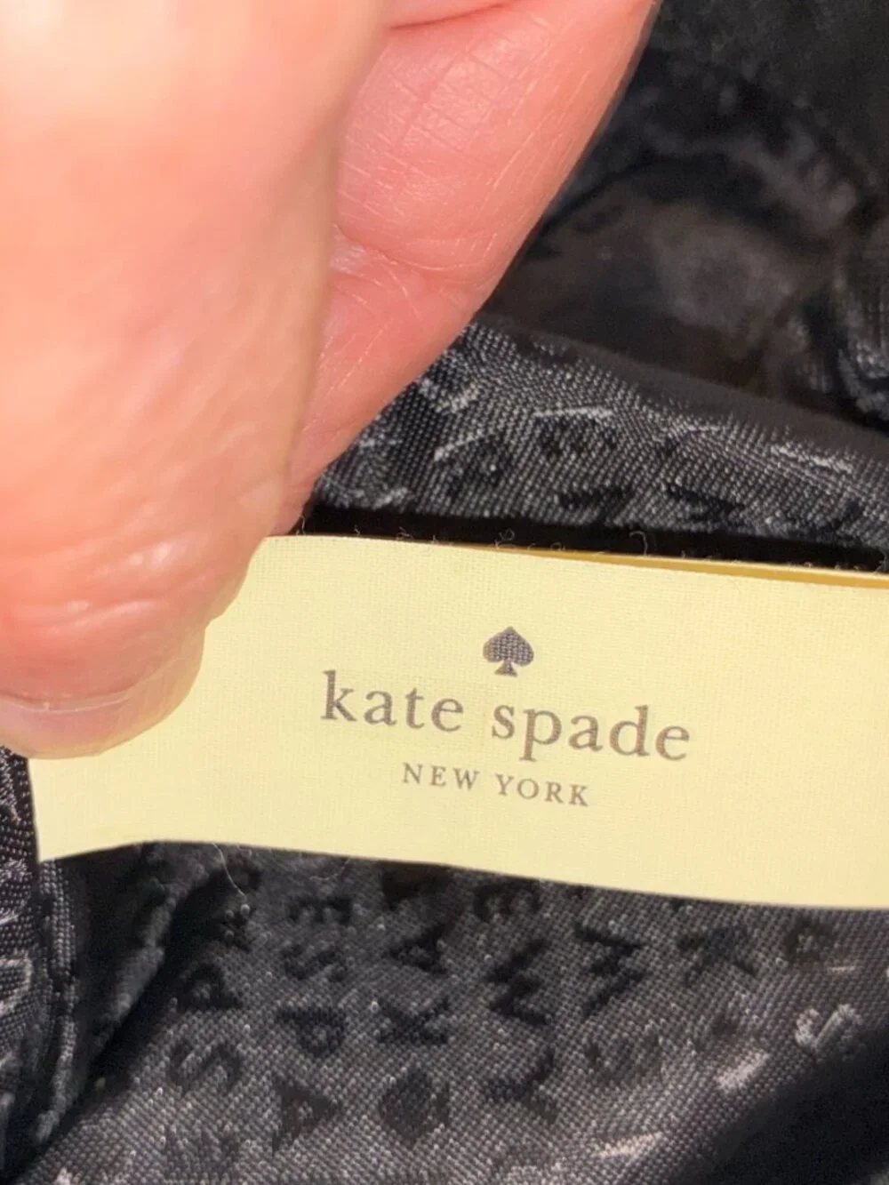 Kate Spade Tote-Black Leather